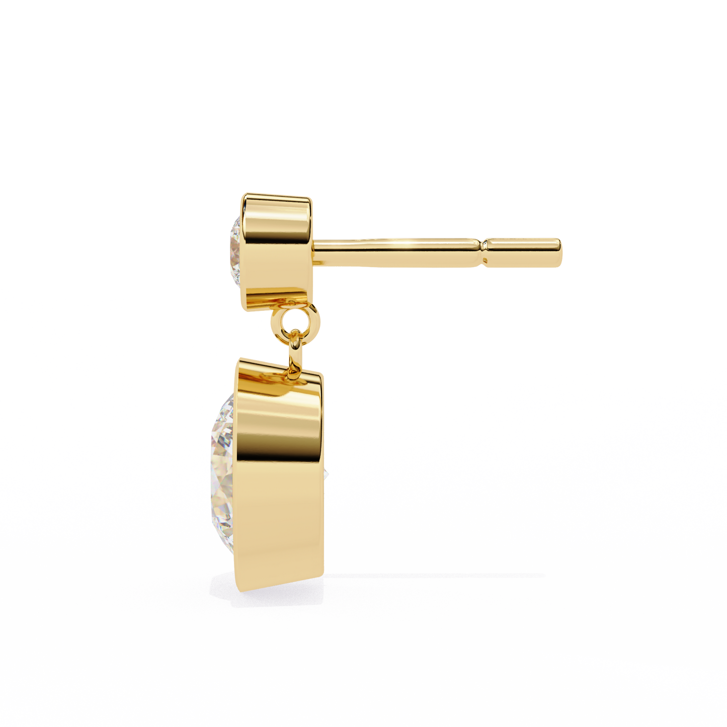 Evoke Drop Diamond Earrings