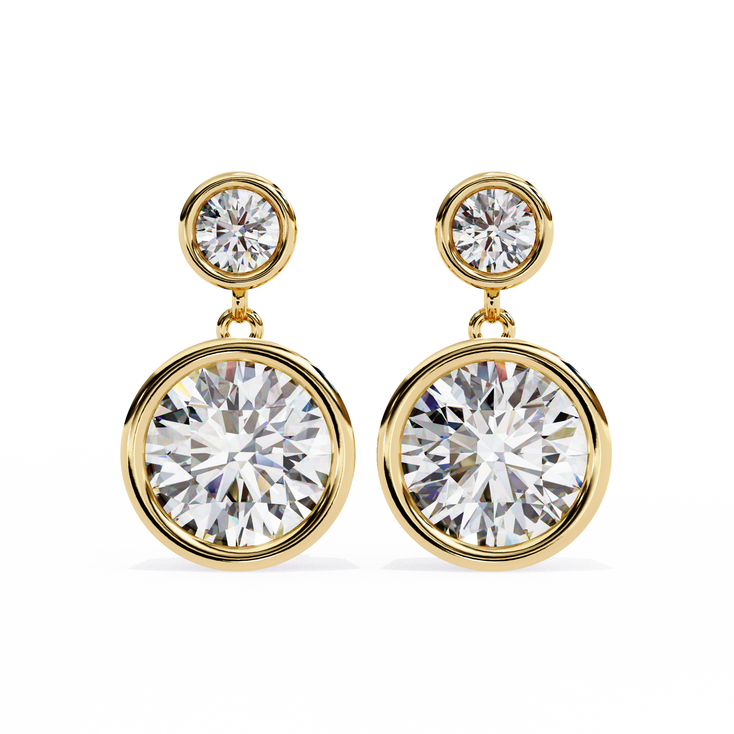 Evoke Drop Diamond Earrings