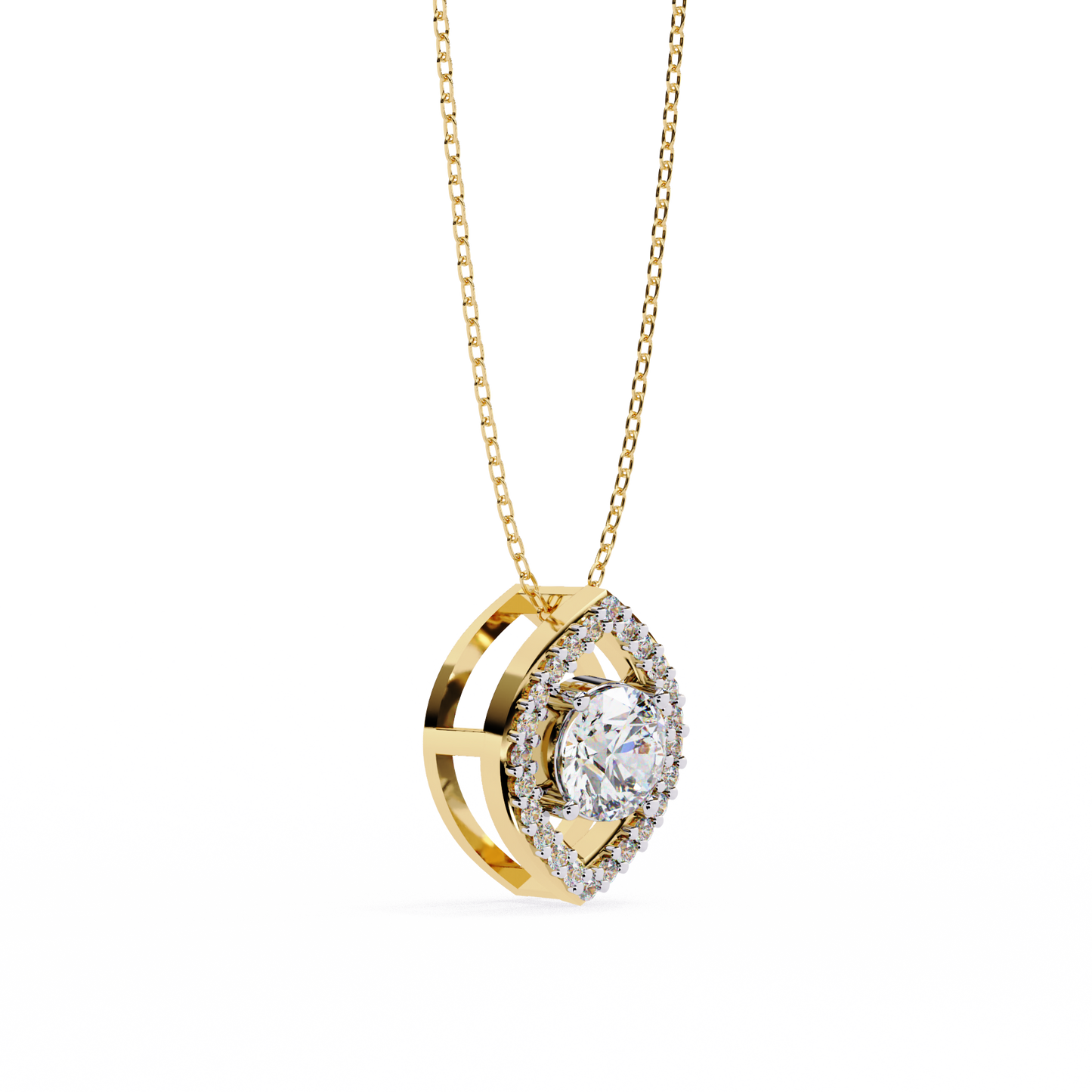 Celestial Eye Diamond Pendant (Chain Sold Separately)