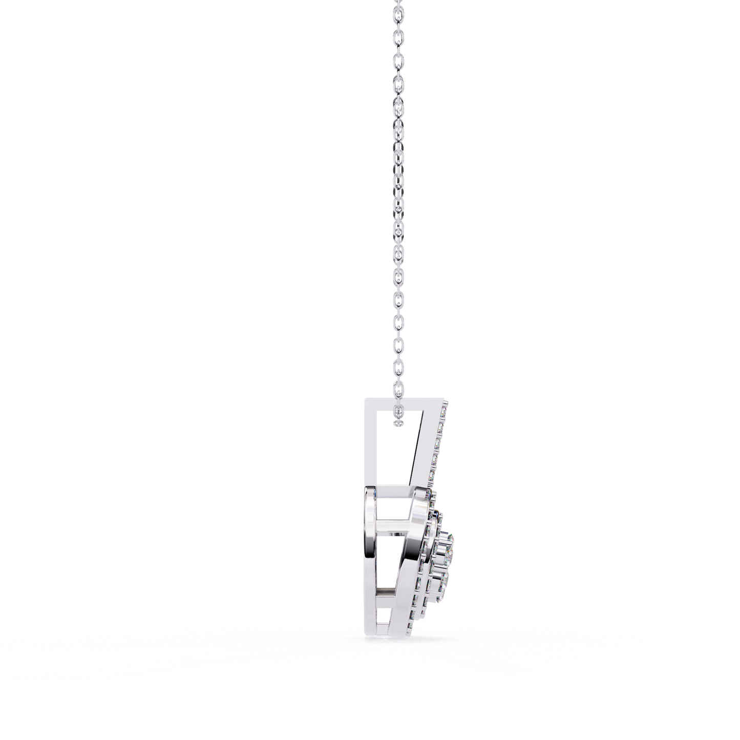 Buttercup Round Diamond Pendant (Chain Sold Separately)