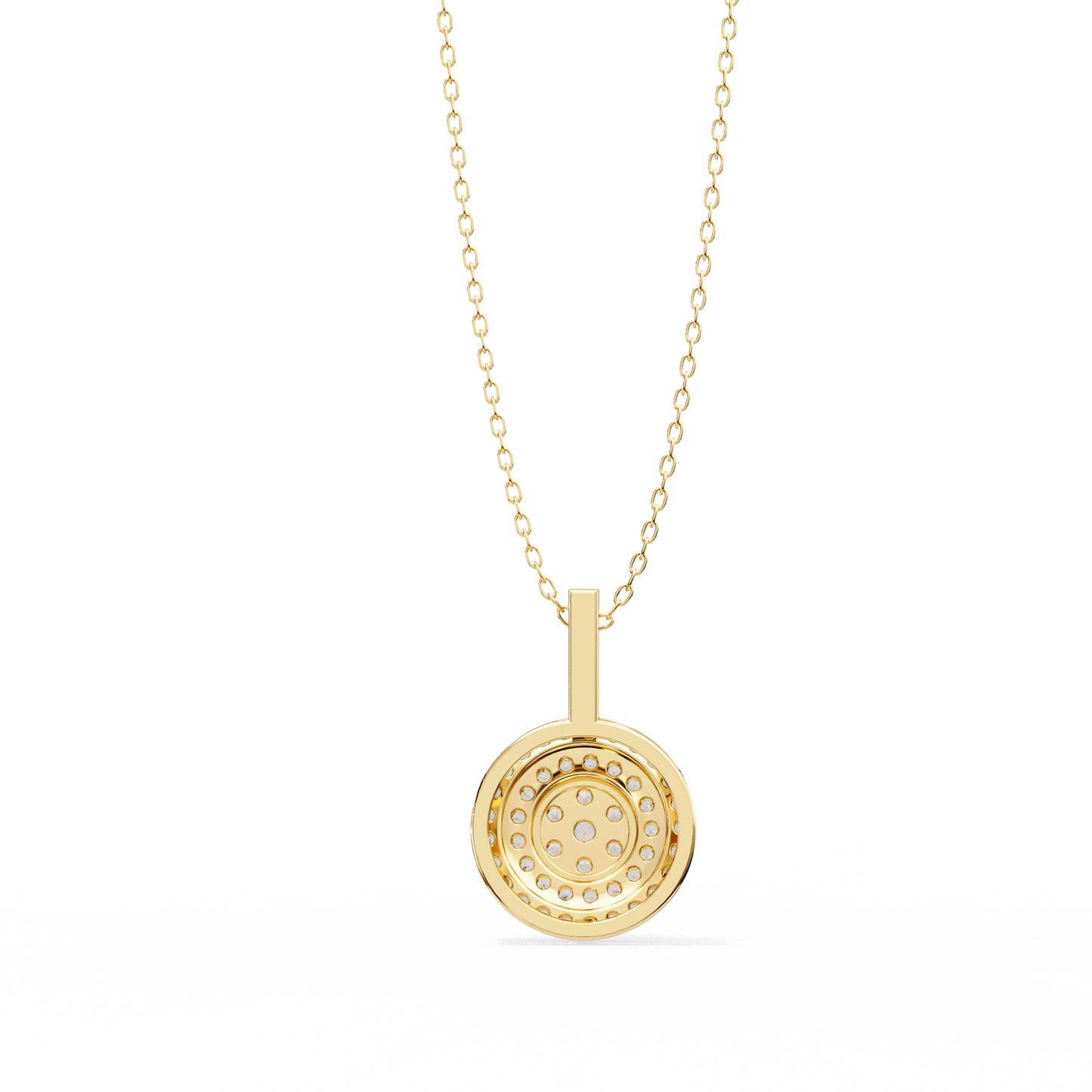 Buttercup Round Diamond Pendant (Chain Sold Separately)