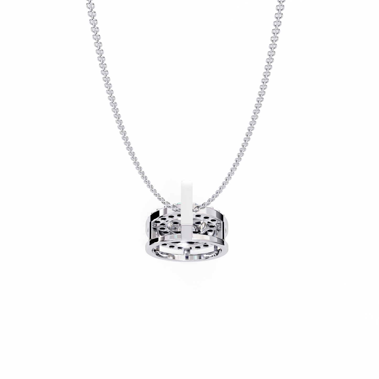 Buttercup Round Diamond Pendant (Chain Sold Separately)