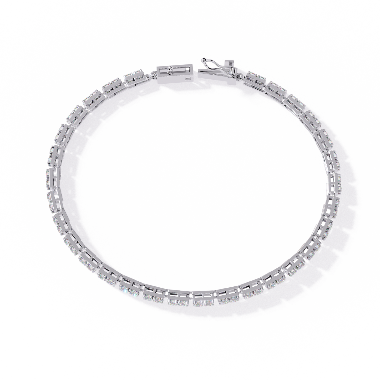 Charmara Round Diamond Bracelet