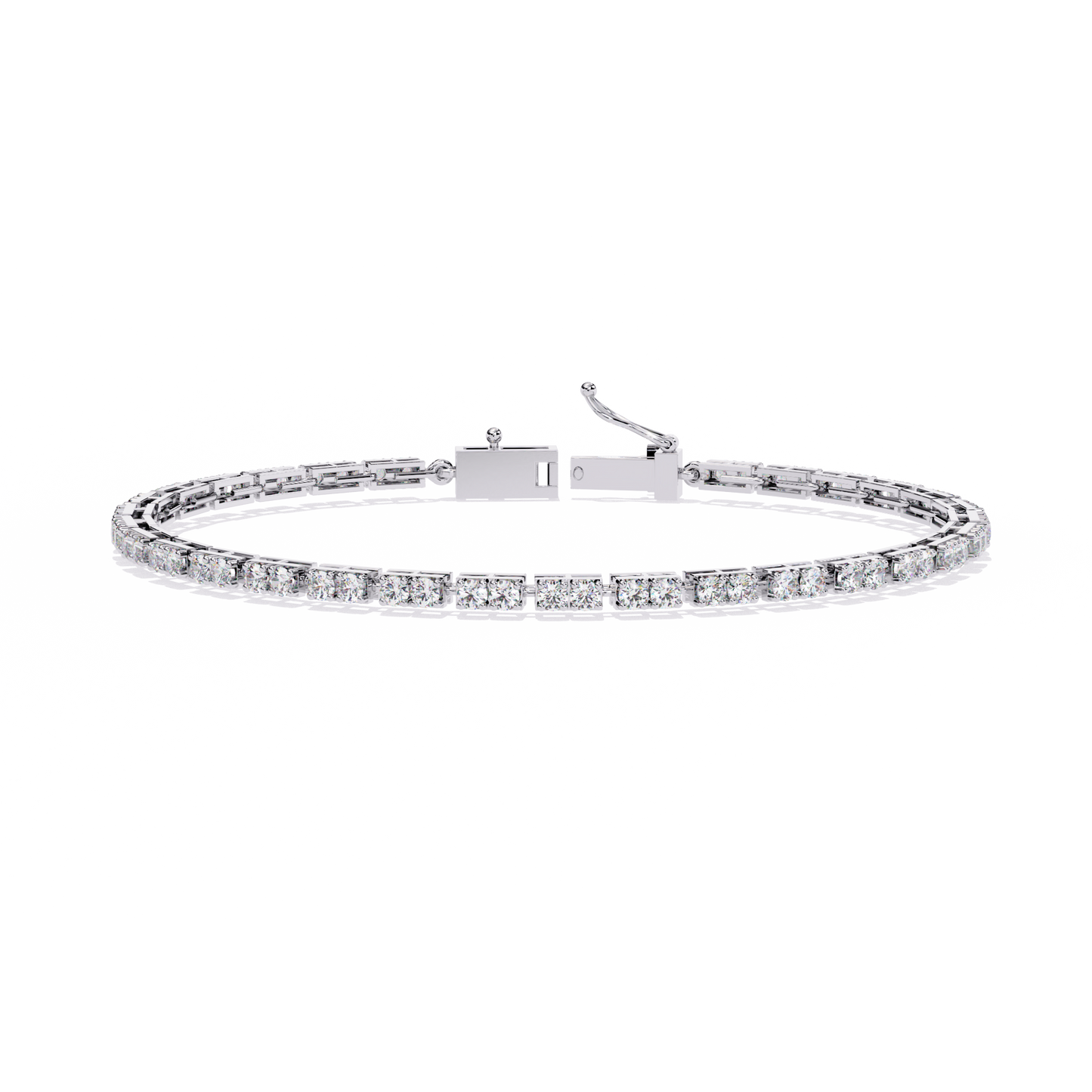 Charmara Round Diamond Bracelet