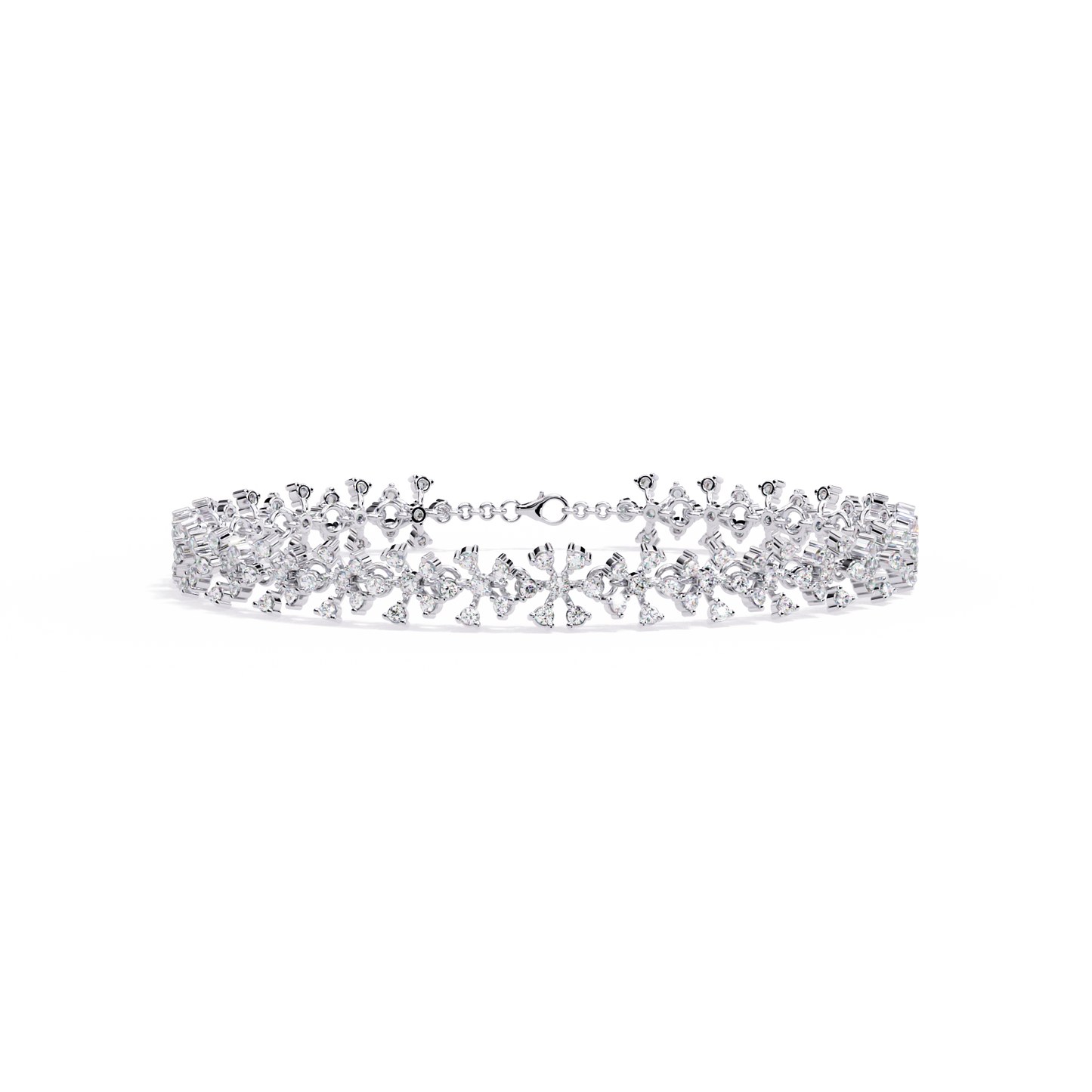 PulseCuff Round Diamond Bracelet