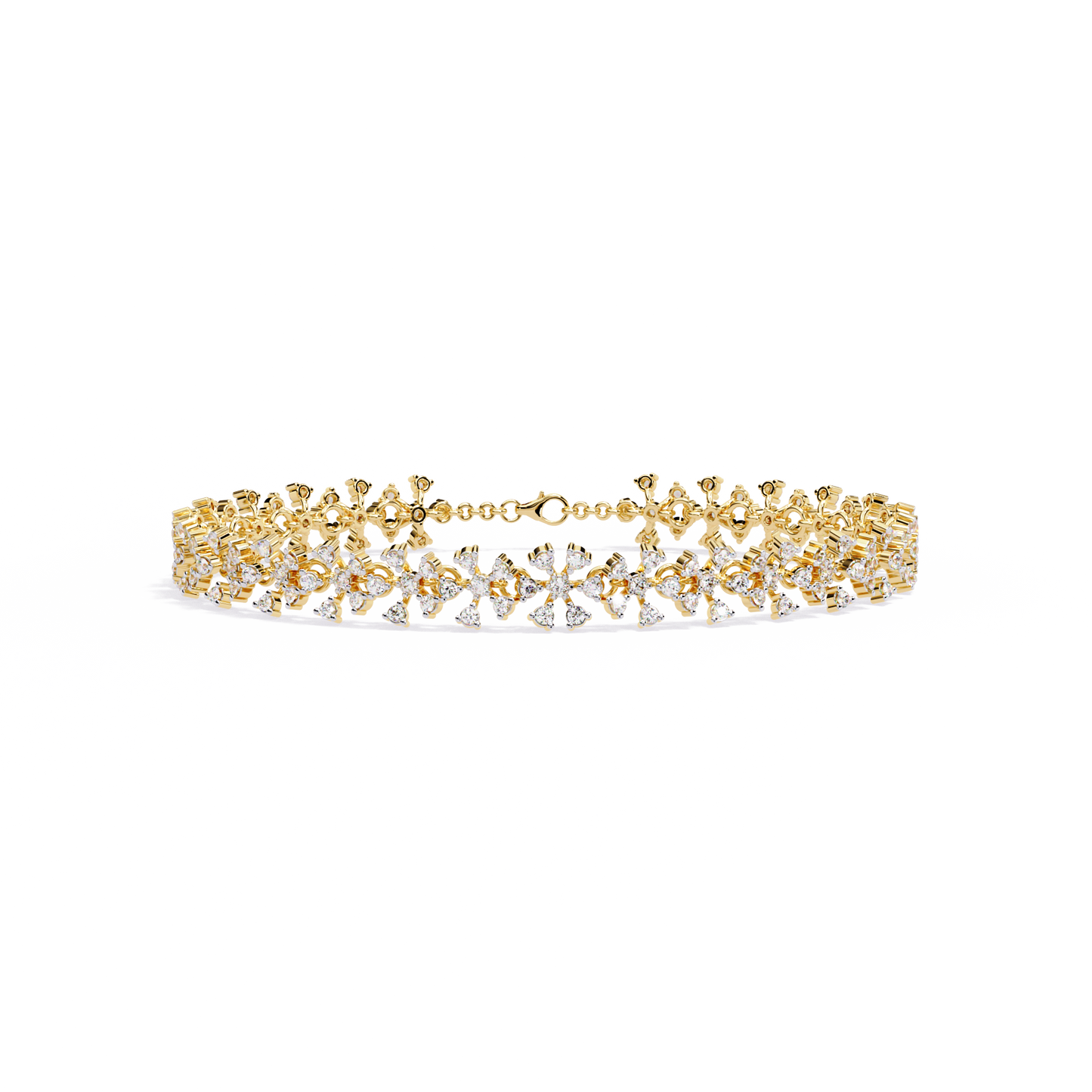 PulseCuff Round Diamond Bracelet