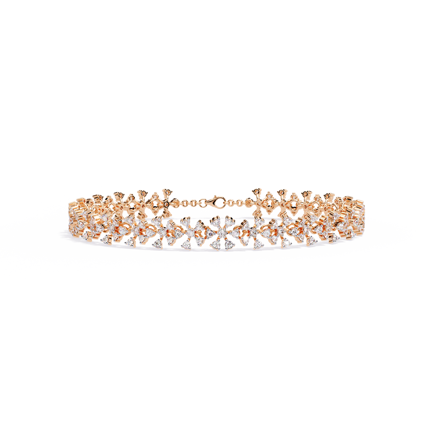 PulseCuff Round Diamond Bracelet