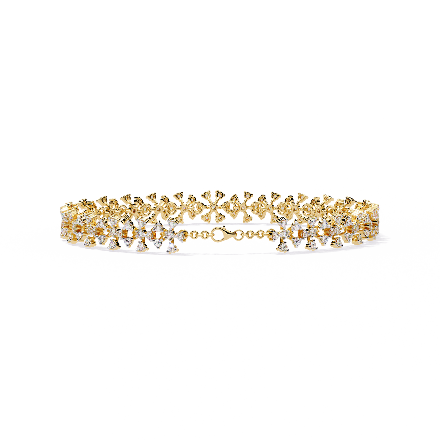 PulseCuff Round Diamond Bracelet