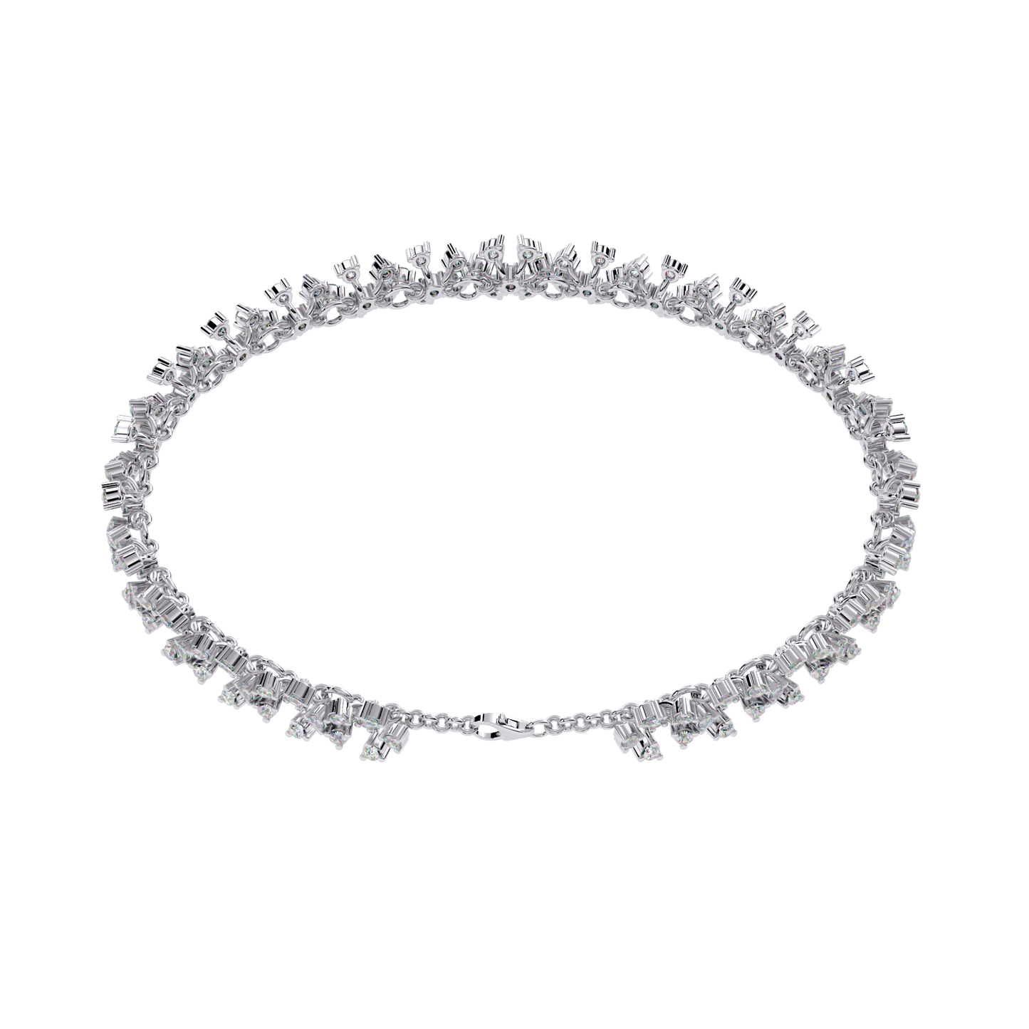 PulseCuff Round Diamond Bracelet