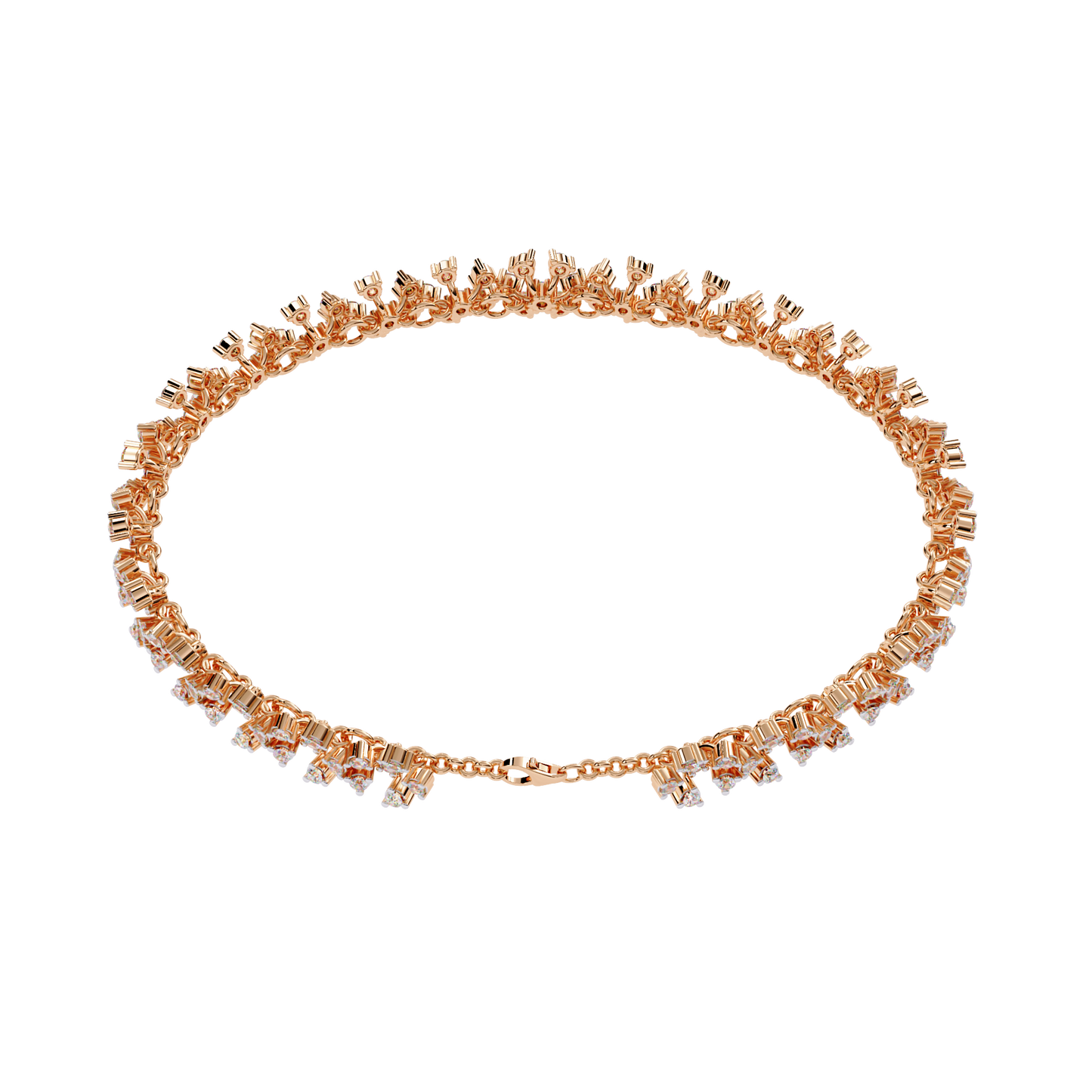PulseCuff Round Diamond Bracelet