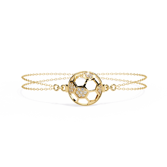 TrendyTether Round Diamond Bracelet