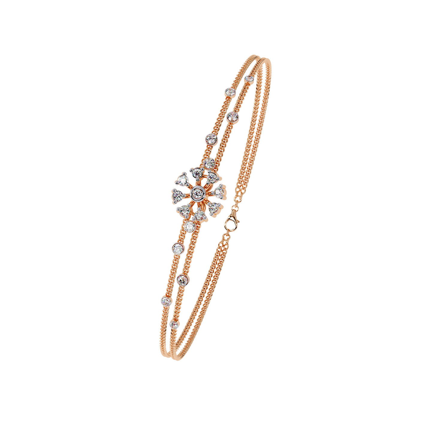 Lumin Round Diamond Bracelet