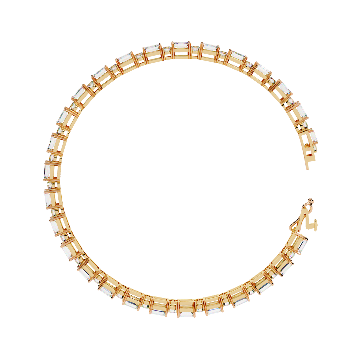 Glimmerine Emerald Diamond Bracelet