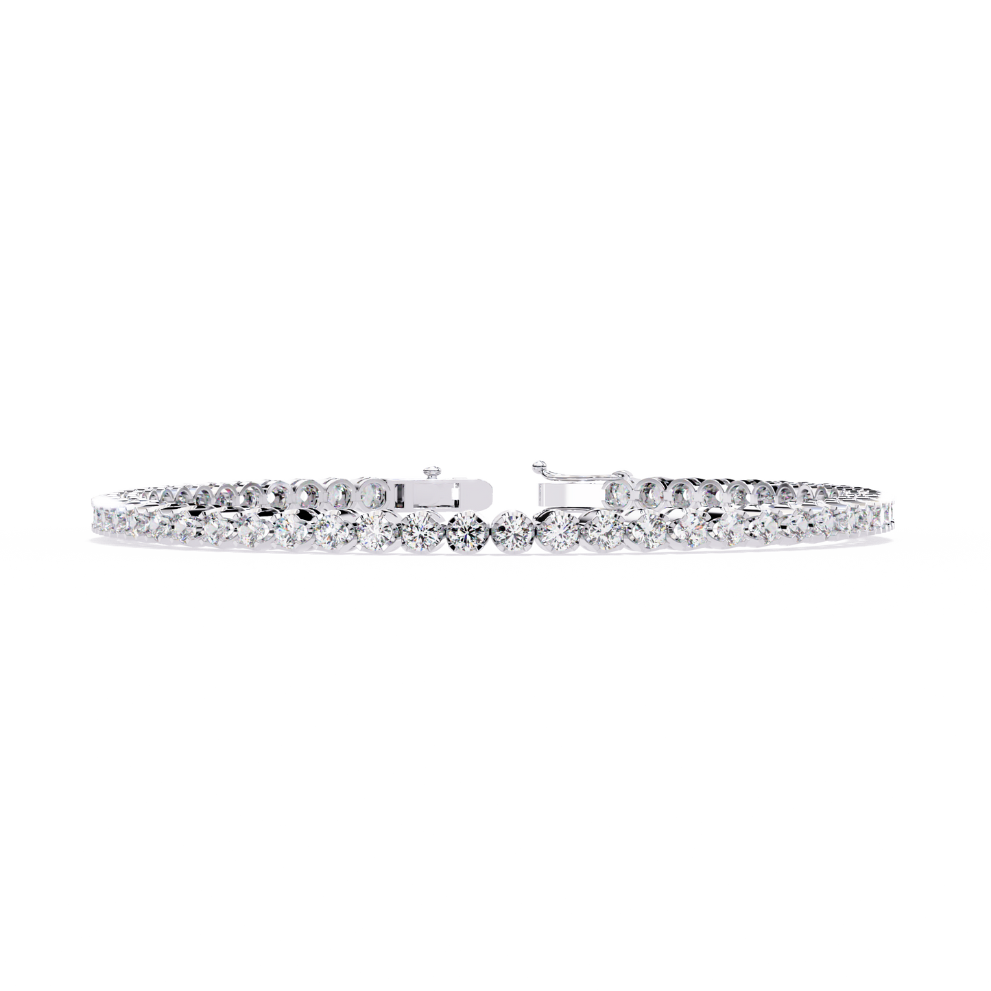 Babylonia Round Diamond Bracelet