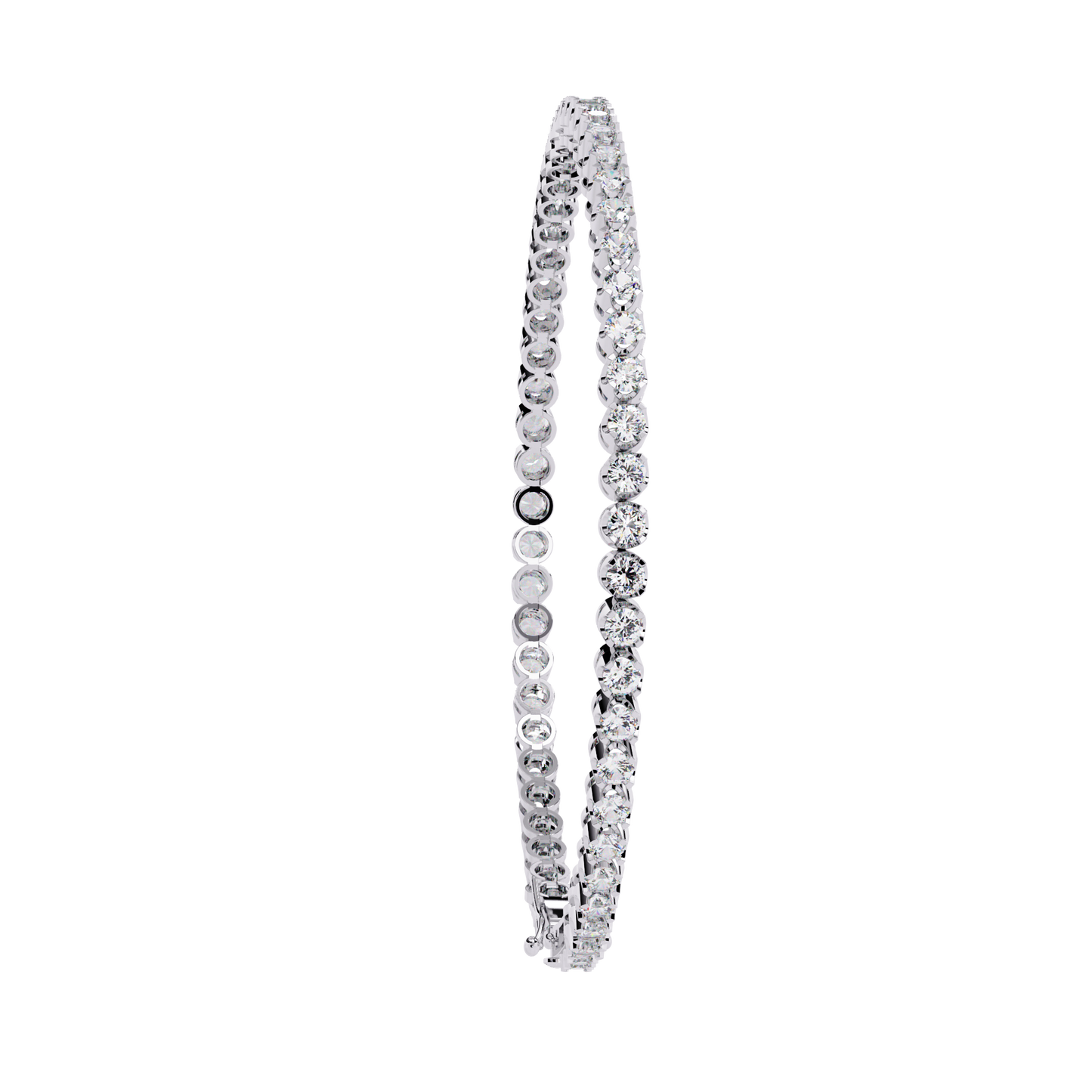 Babylonia Round Diamond Bracelet