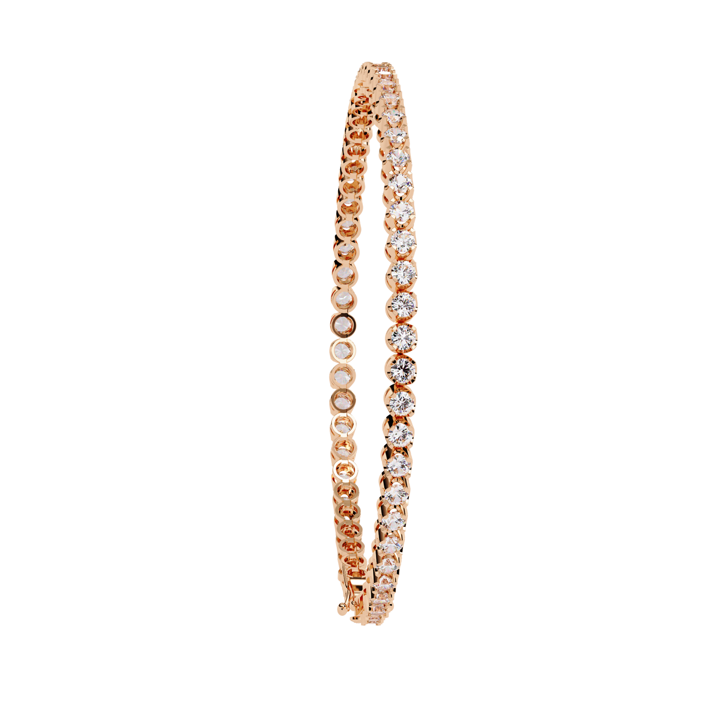 Babylonia Round Diamond Bracelet