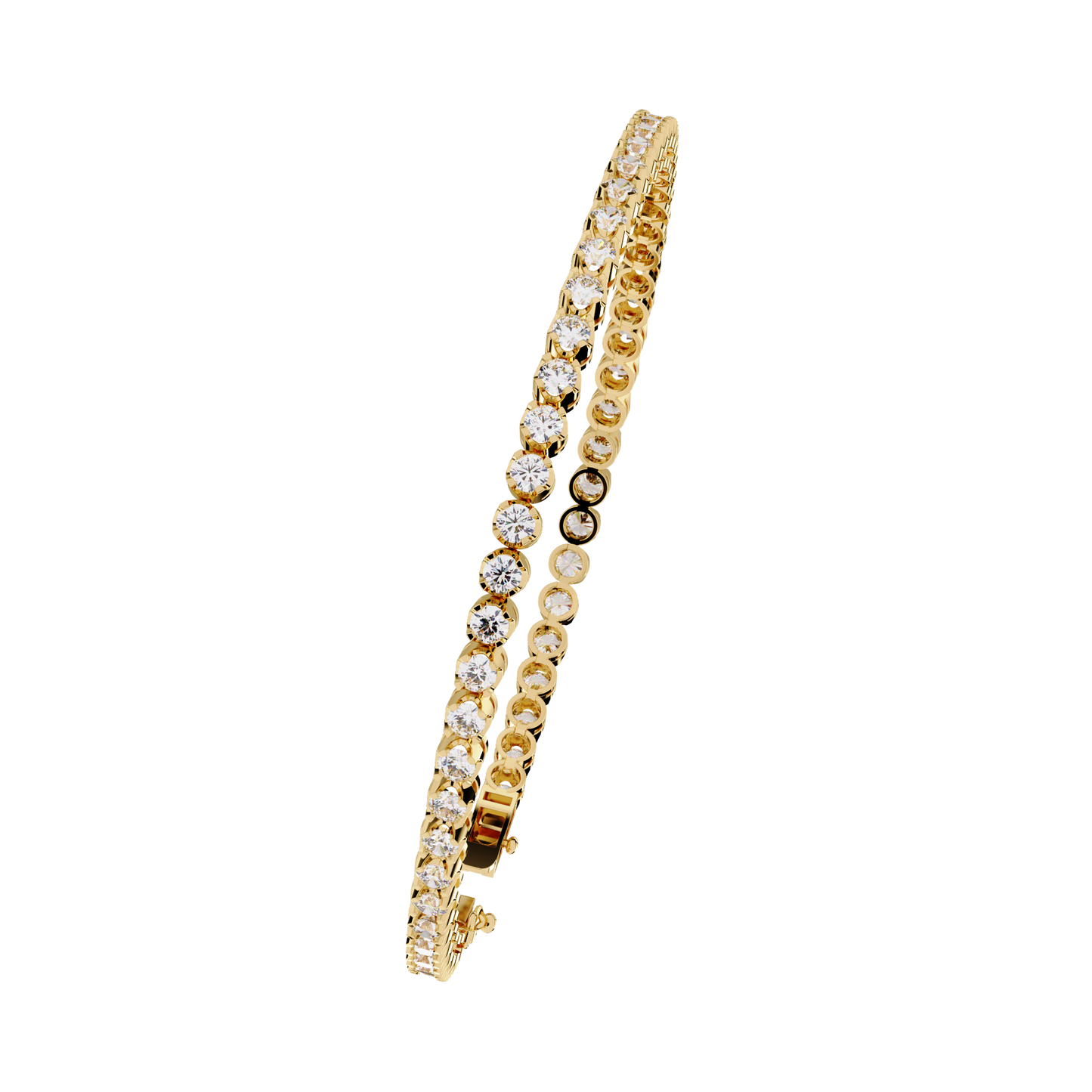 Babylonia Round Diamond Bracelet