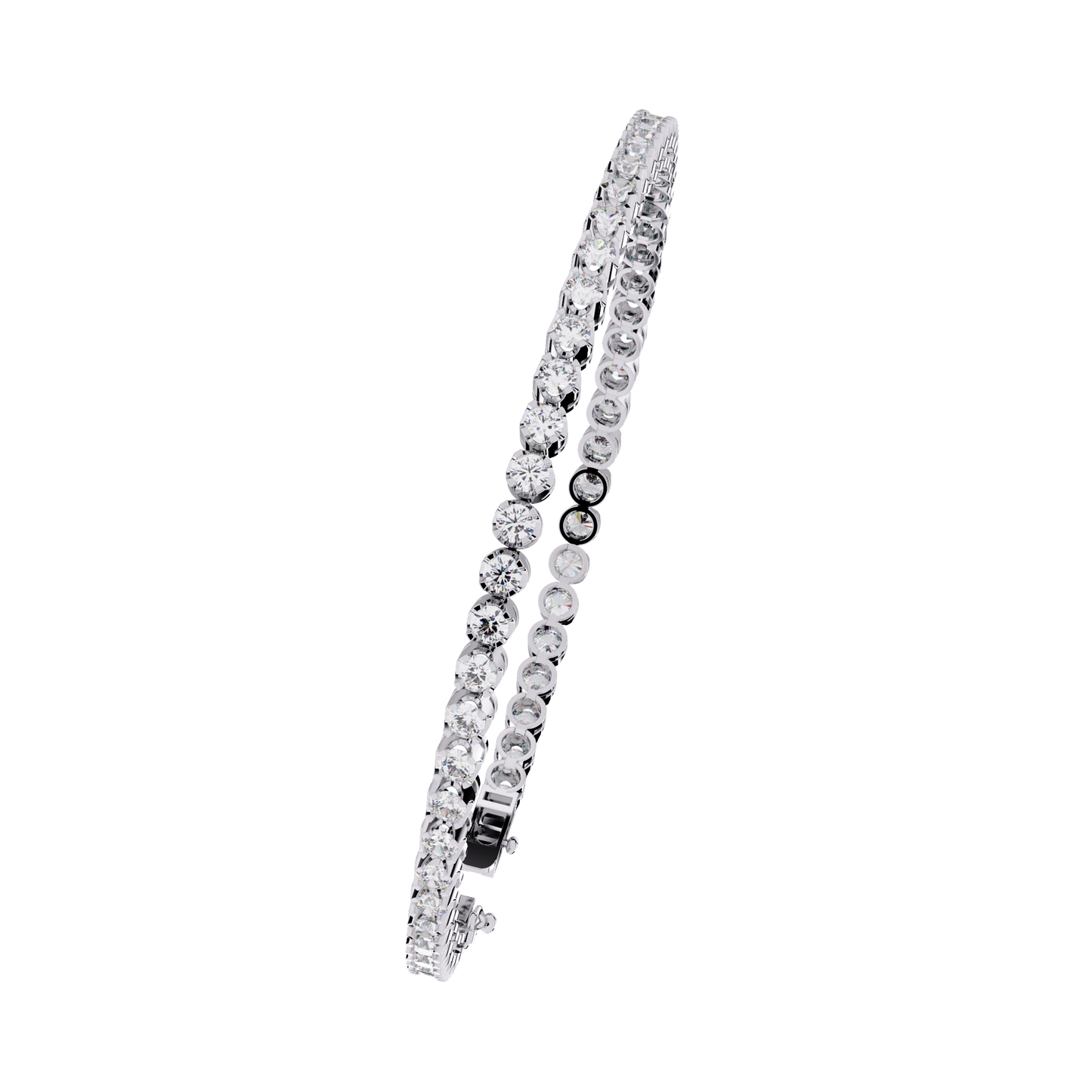 Babylonia Round Diamond Bracelet