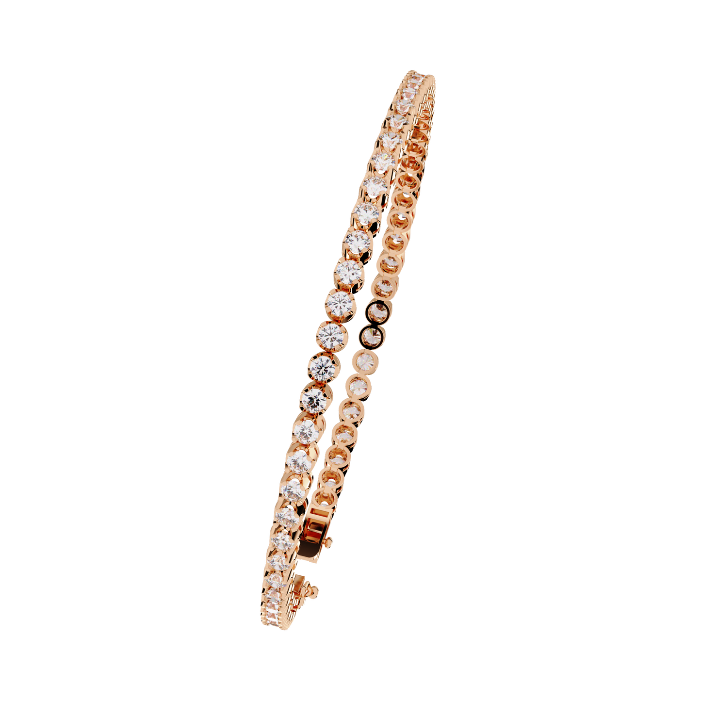 Babylonia Round Diamond Bracelet