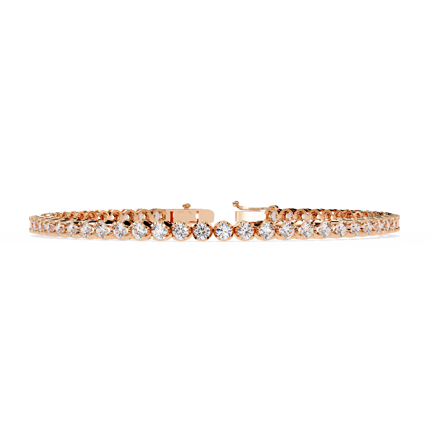 Babylonia Round Diamond Bracelet