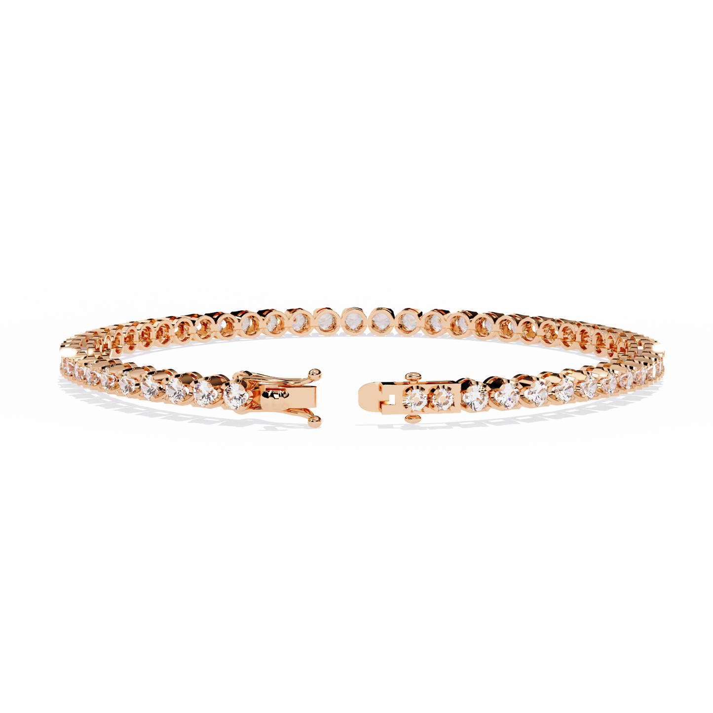 Babylonia Round Diamond Bracelet