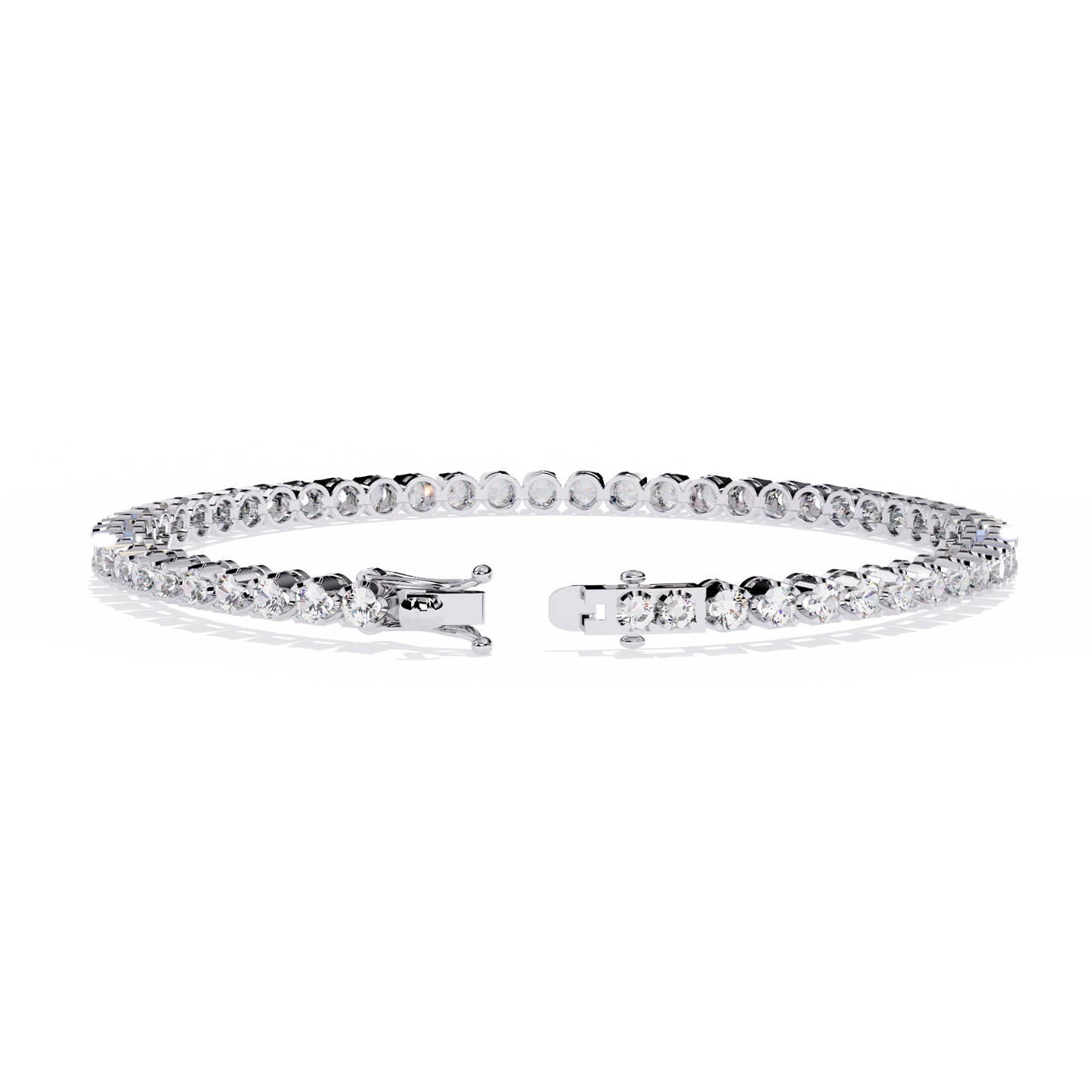 Babylonia Round Diamond Bracelet
