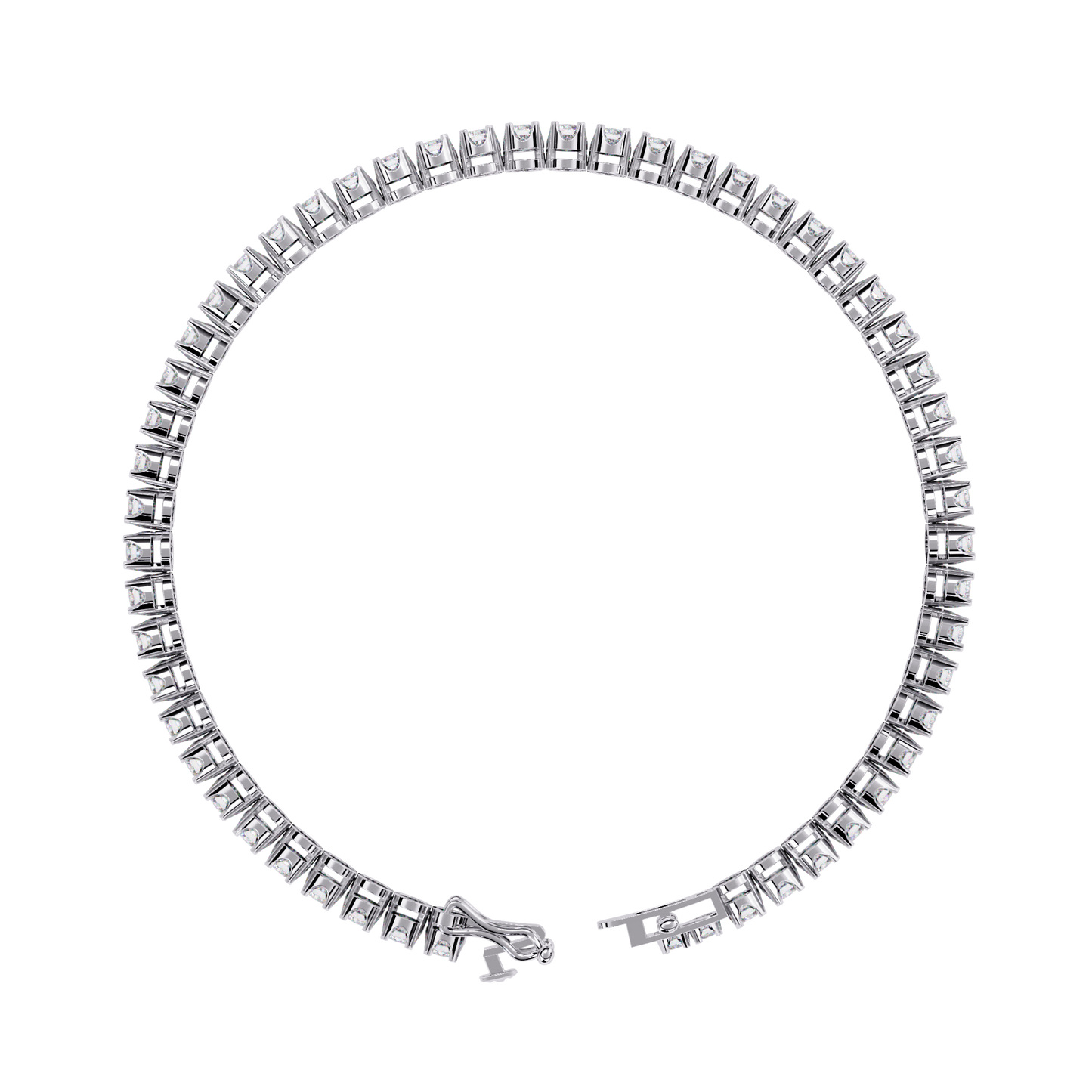Babylonia Round Diamond Bracelet