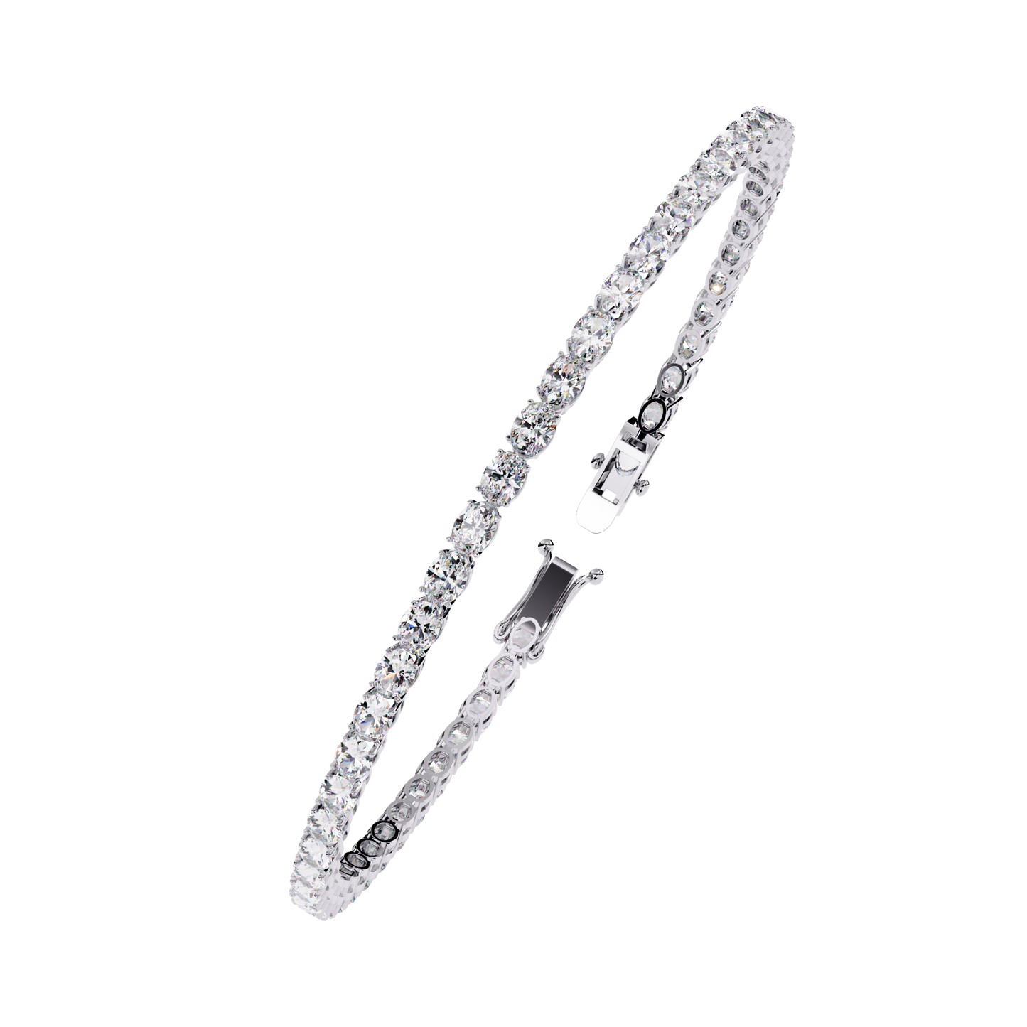 Petra Oval Diamond Bracelet