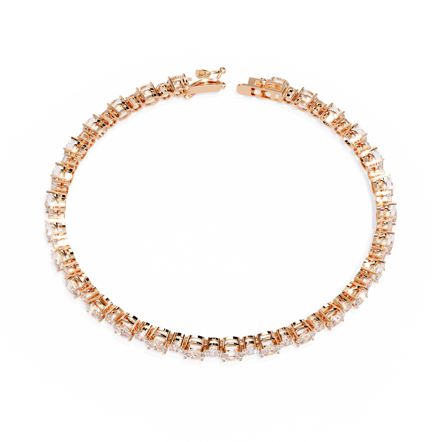 Glimmerine Oval Diamond Bracelet