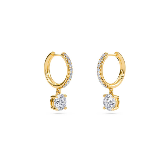 Charm 4 Carat (2+2) Round Diamond Earring