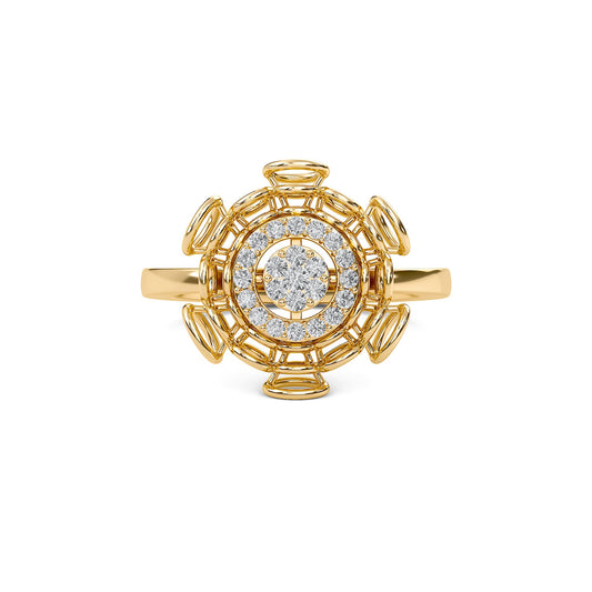 Saturn Diamond Ring
