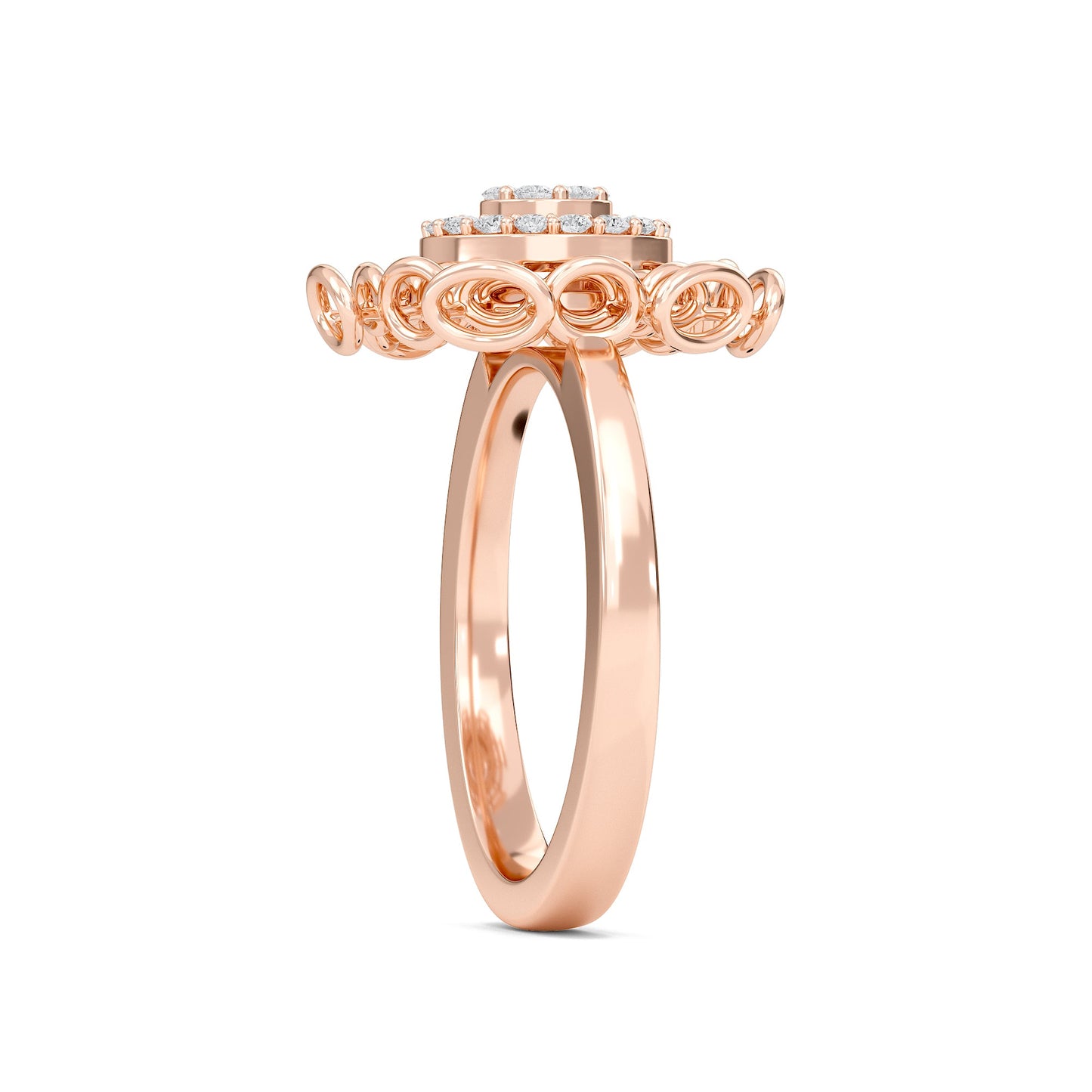 Saturn Diamond Ring