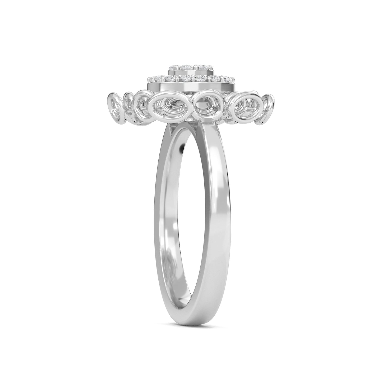 Saturn Diamond Ring