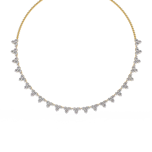 Sylva Round Diamond Necklace