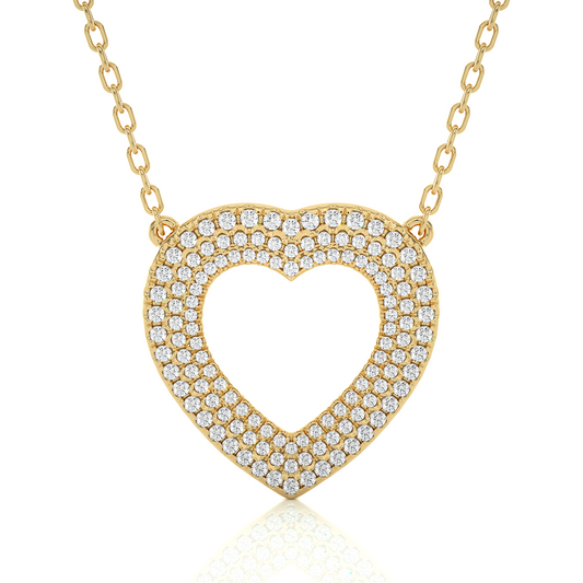 Eternal Heartbeat Diamond Pendant