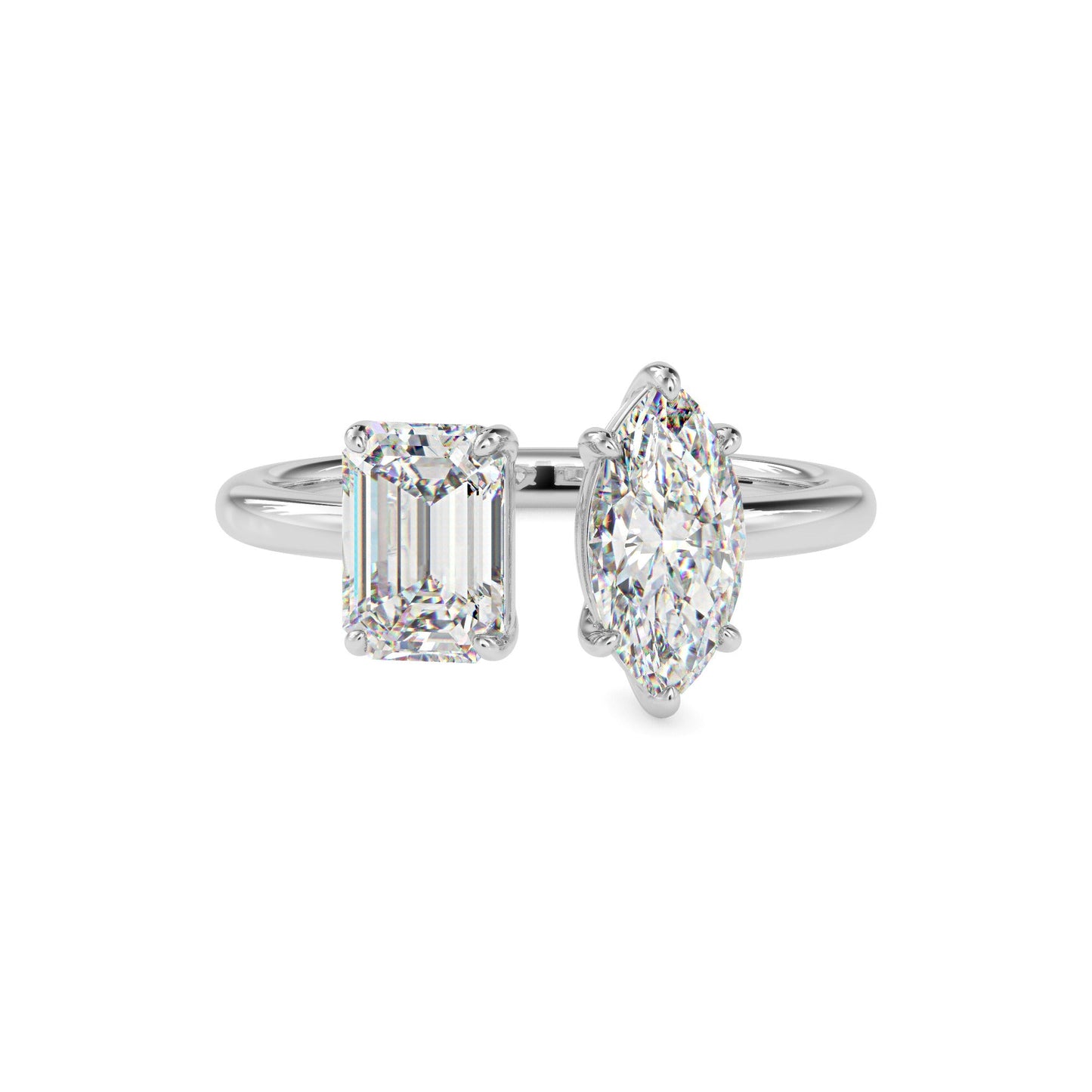 The Kylie Ring aka Toi et Moi Diamond Ring