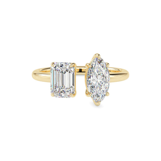 The Kylie Ring aka Toi et Moi Diamond Ring