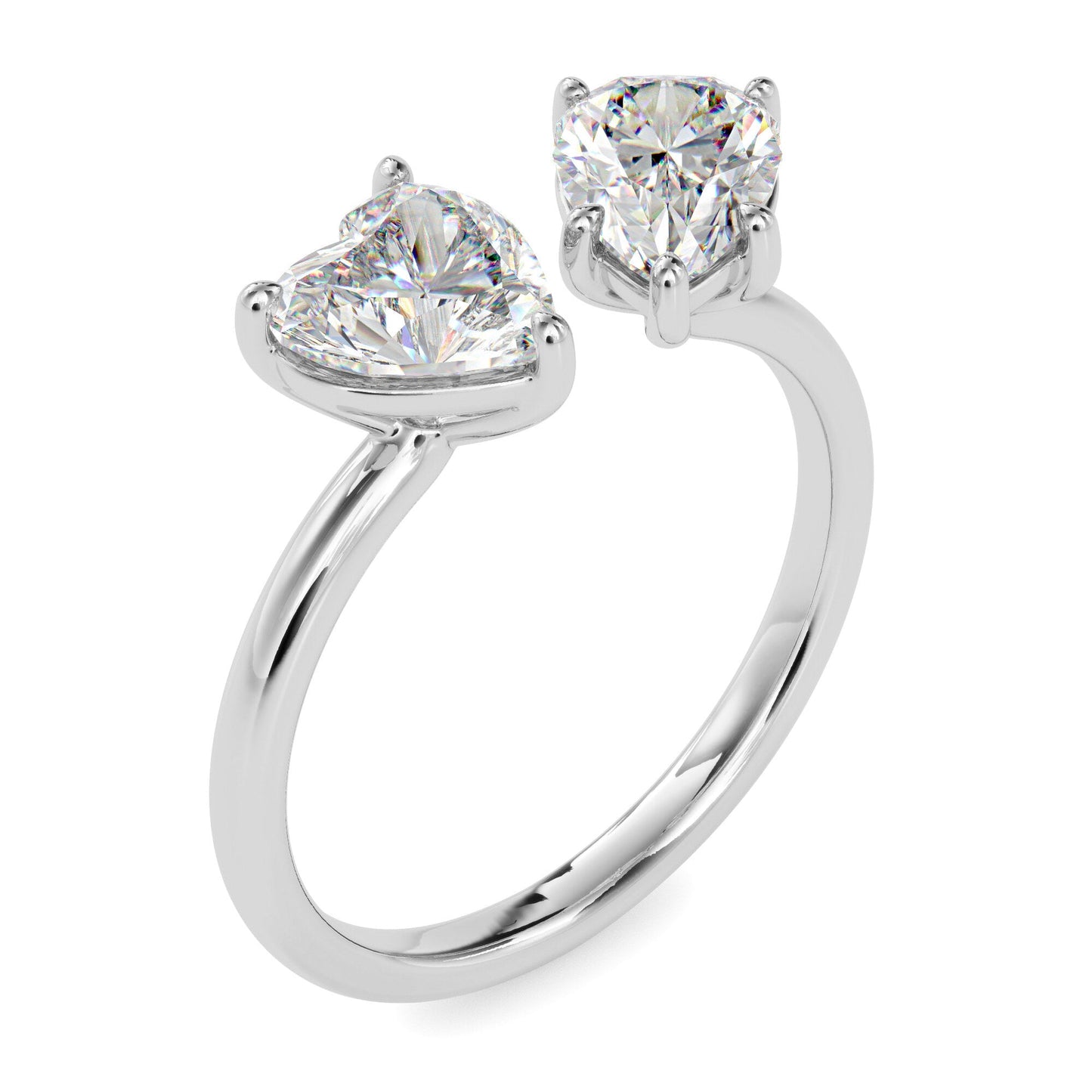 The Kylie Ring aka Toi et Moi Diamond Ring