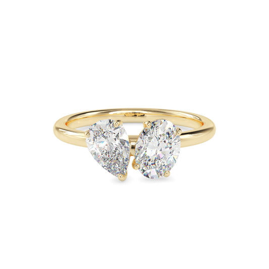 The Kylie Ring aka Toi et Moi Diamond Ring