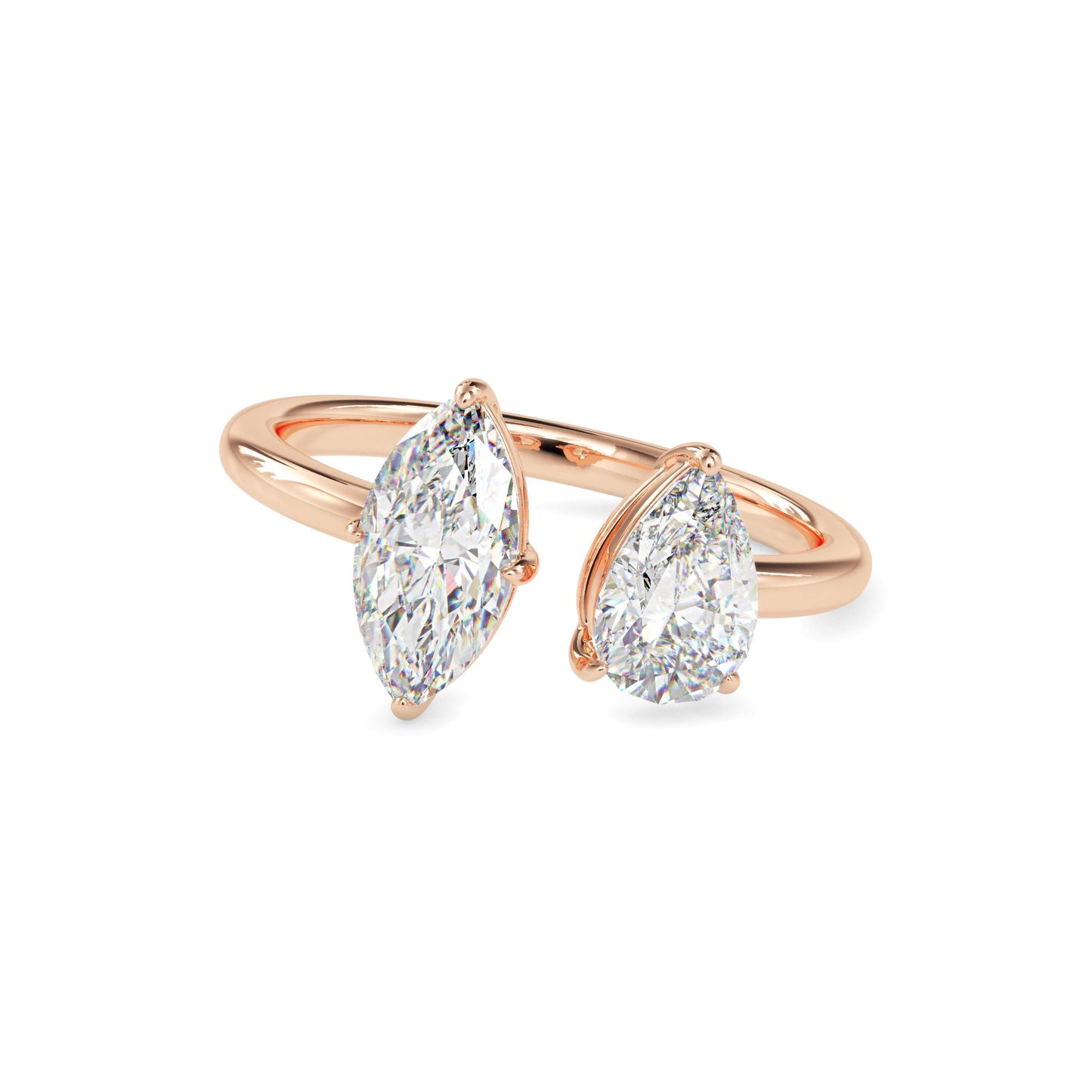 The Kylie Ring aka Toi et Moi Diamond Ring