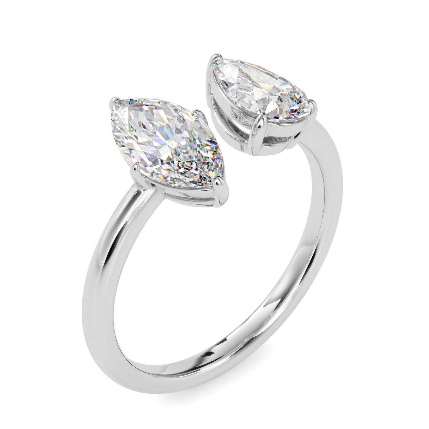 The Kylie Ring aka Toi et Moi Diamond Ring