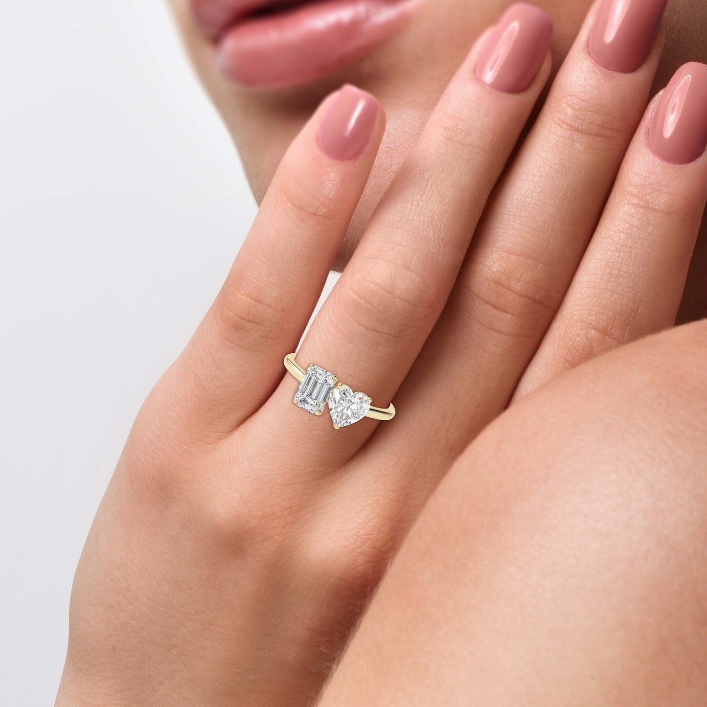 The Kylie Ring aka Toi et Moi Diamond Ring