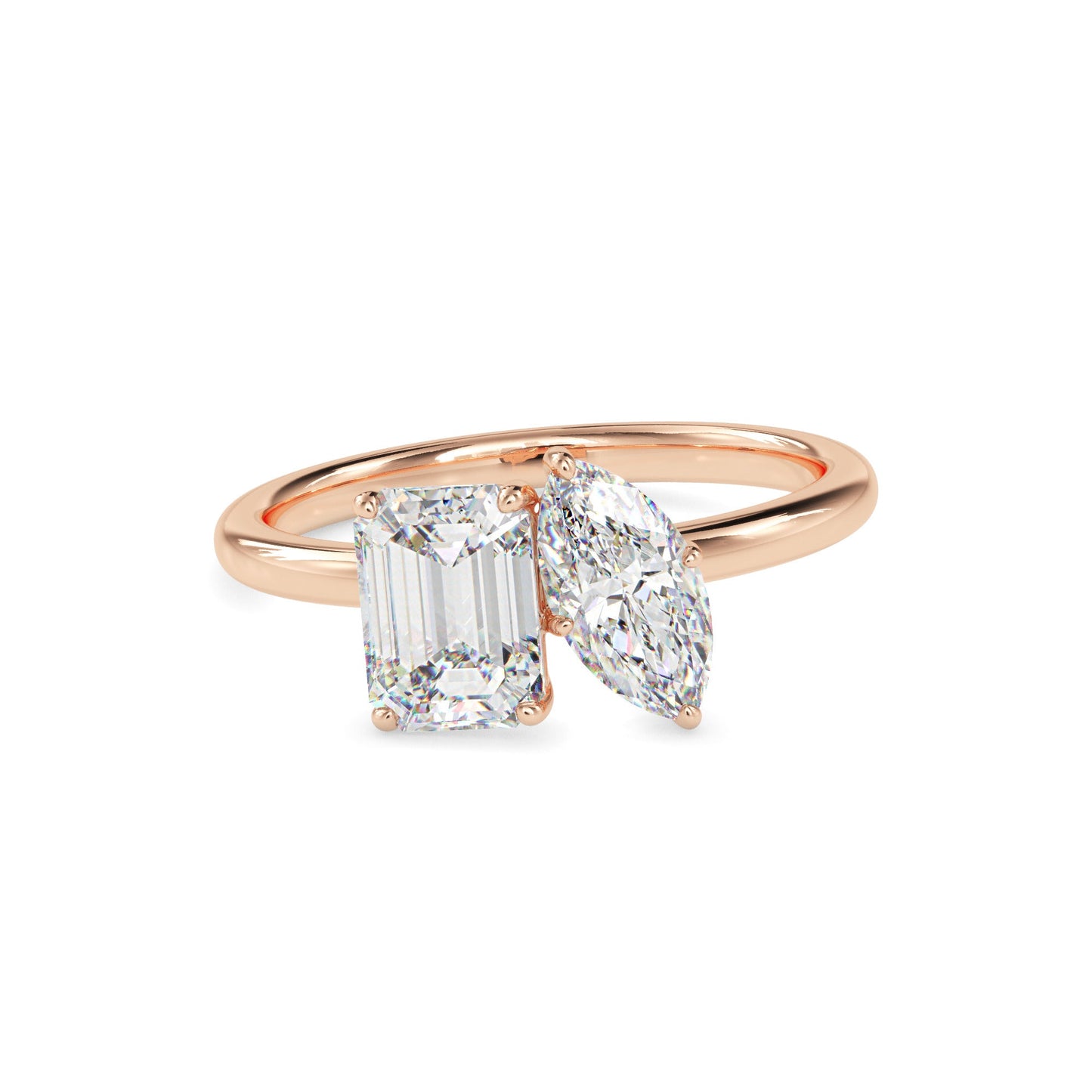 The Kylie Ring aka Toi et Moi Diamond Ring