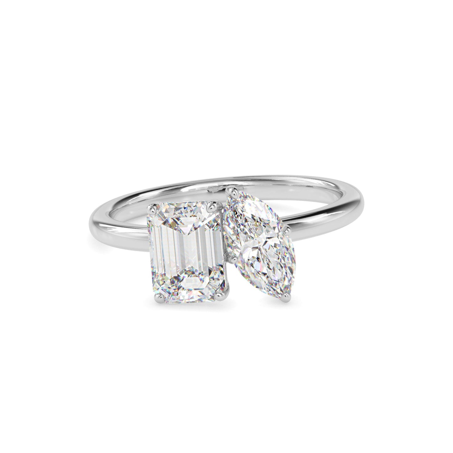 The Kylie Ring aka Toi et Moi Diamond Ring