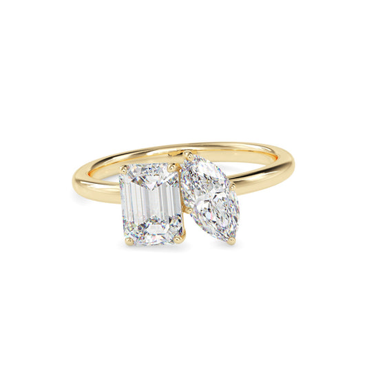 The Kylie Ring aka Toi et Moi Diamond Ring