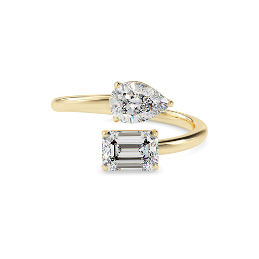 The Kylie Ring aka Toi et Moi Diamond Ring