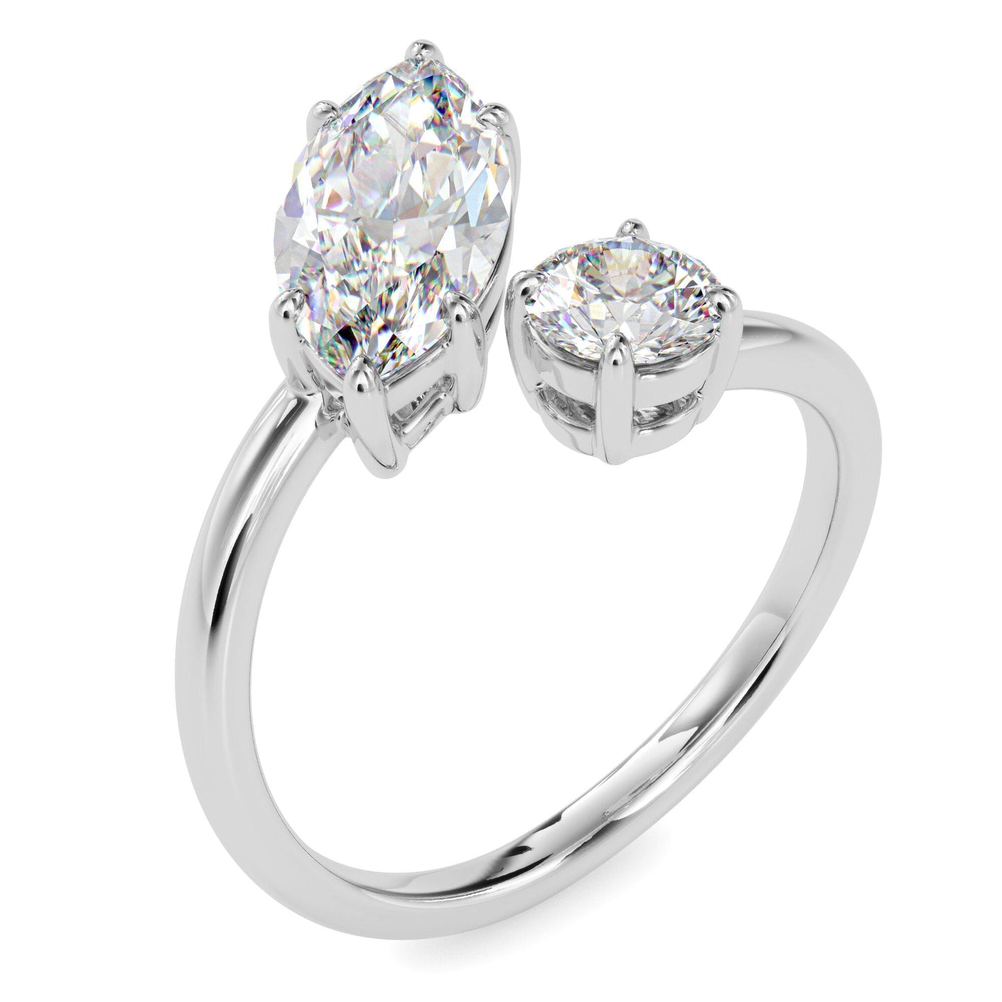 The Kylie Ring aka Toi et Moi Diamond Ring