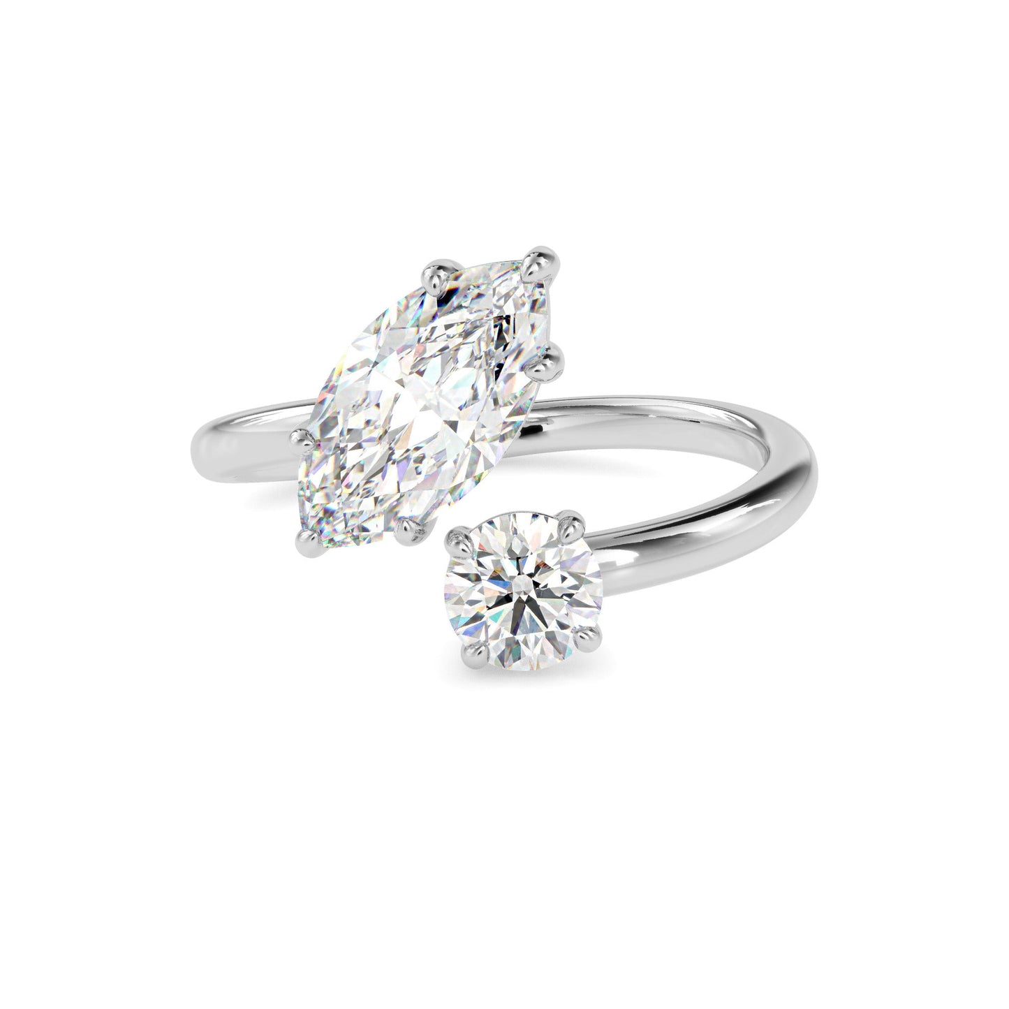 The Kylie Ring aka Toi et Moi Diamond Ring