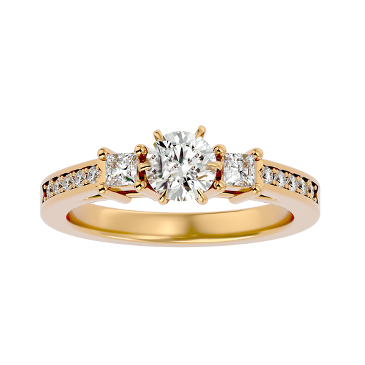Trinity Round Diamond Ring