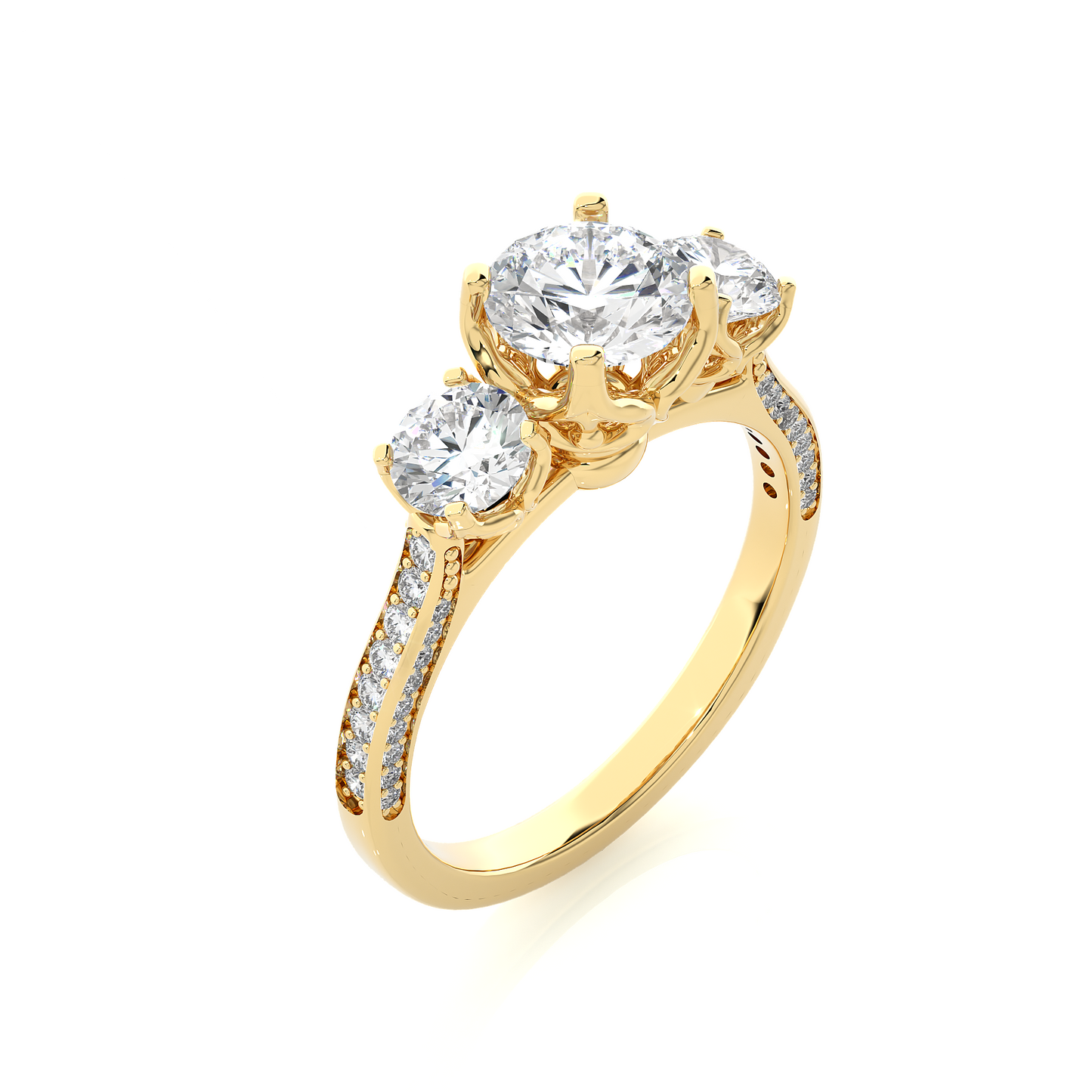 Heritage Glow Round Diamond Ring